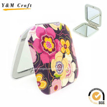 Personnalisez le miroir de vanité de fleur imprimé pour la promotion Ym1159